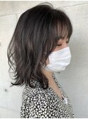 透明感うるつやグレージュカラー