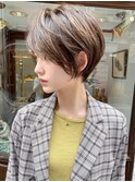 絶壁解消・ひし形・くびれ・大人ショートボブ・30代40代【猪狩】