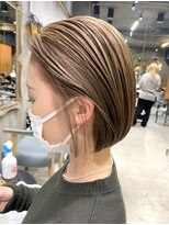 グリーン 表参道(green) 【KANA】ぷっつりボブ/ハイトーンベージュ