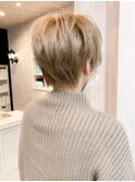 福山市 美容院人気ショートヘアCaary　イルミナカラー
