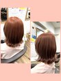 ヘアーズ ジェイジェイ Hairs JJ 長田店 ブルベ夏ニュートラルさんにおすすめオレンジ♪