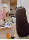 大人の髪質改善ストレート