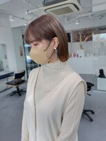 レフ(LEF)&nbsp;【オダオススメ！】ぷつっと外ハネボブ×透明感ベージュ