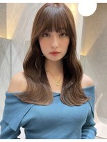 ロンド マーレ 天神大名店(Lond mare) イメチェン/チェリーブラウン/フェミニン/ダークアッシュ/束感