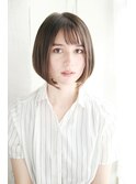 【Loamio】 重めラインカジュアルボブ【30代/40代/50代/60代】