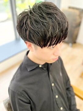 ネオリーブ クーロ メゾン 横浜(Neolive curro Maison) 韓国マッシュ×ハイライト×ツーブロック[メンズ]