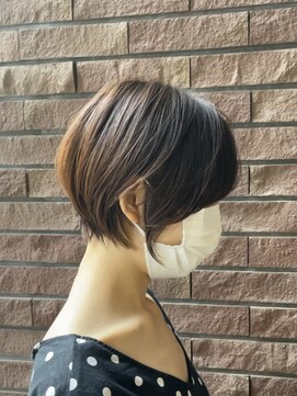 アッシュ 大泉学園店(Ash) 【大人可愛い】丸みショートボブ