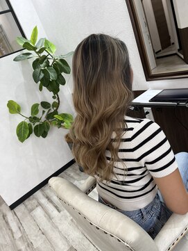ベルヘアーデザイン 堺東(Belle hair Design) バレイヤージュ/グラデーション