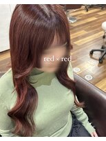 アーチフォーヘア 心斎橋店(a-rch for hair)&nbsp;ツートーンレッド
