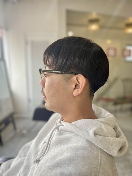 ソイクフ(SOY KUFU) MEN’SHAIRアッシュブラックマッシュヘア