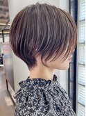 30代40代50代耳かけショート前髪なしハンサムショートカット小顔