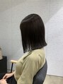 ビーヒアナウ 金沢県庁店(BE HERE NOW) 切りっぱなしの透明感カラー