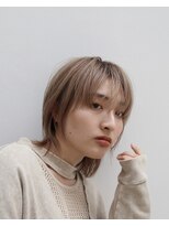 サロンドジョー(salon de joe) 【井上】ボブ/レイヤーボブ/ウルフレイヤー/ベージュ/ハイトーン