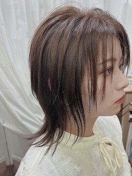 ヘアカフェ コトノハ(hair cafe Kotonoha) 【コトノハ】ウルフレイヤークールカジュアル普通は飽きた人！