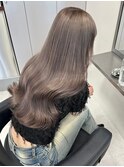 8148ニュアンスカラーハイトーンシルキーベージュワンホンヘア