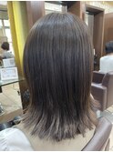 切りっぱなし/外はね/髪質改善/アッシュグレージュ