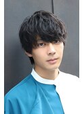美シルエット マッシュウルフ シャドウパーマ