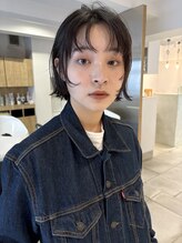 エヌ 河原町(enu) レイヤーパーマボブ