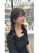 アイズ 横浜(IS)&nbsp;ピンクラベンダー/ブリーチなし/横浜/髪質改善