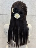 卒業式　袴着付け　ヘアセット　カチモリ