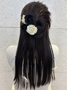 ゼスト パーク(ZEST PARK) 卒業式　袴着付け　ヘアセット　カチモリ