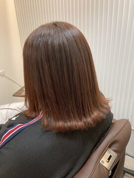 アニュー 北浦和店(ANEW) 【髪質改善】ボブ×暖色カラー