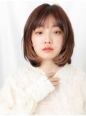 ハイライトミルクティーアッシュ抜け感ロブc古河10代20代30代