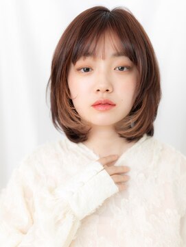 ドクターズ サロン ラブ(Dr's Salon LAB) 大人かわいいオンブレ丸みミディアムc古河10代20代30代