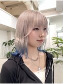 ◎ブロンドハイトーンカラーデザインカラーアンブレラカラー金髪