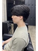 サラッと流す大人パーマ