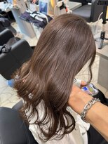 ラピステン 福岡天神 大名店(Lapis) オリーブベージュ/ブリーチなし/透明感カラー