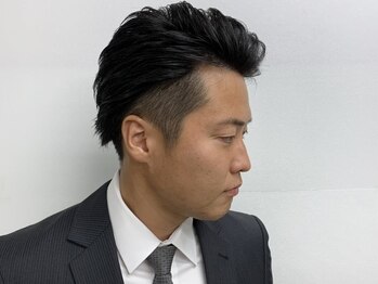 アサヒの写真/【大人男性におすすめ】<白髪染め+カット+シェービング￥5200>気になる白髪のお悩み解消し顔色まで明るく！