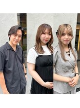 ご希望のメニューに合わせてスタイリストをお気軽にご指名下さい。各メニューに特化したスタッフをご紹介☆
