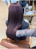 " 透け感抜群" ダブルカラー ミルクティーピンクベージュ