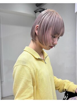 ナヌークカフラ(nanuk kafla) ボブ/ミニボブ/ブロンドヘア/ハイトーン/ハイトーンボブ