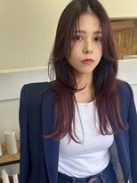 アニモ(animo) レイヤー×ワインレッド