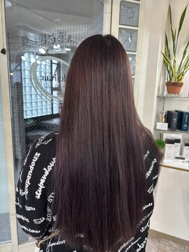 ハロヘアー(halo hair) ラベンダーカラー