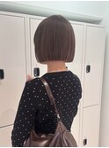 グレージュボブ[表参道/原宿/ダブルカラー/ケアブリーチ]