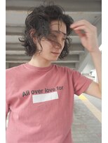 ニーム 栄(nimes)&nbsp;yosuke メンズボブ無造作パーマ