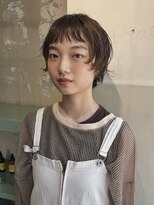 キルトプラスリム(Qilt+LIM)&nbsp;オン眉ショートボブとパーマ