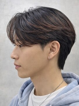 フォト 新宿(foto) 毛流れニュアンスパーマ/リバースセンターパート/ツーブロック