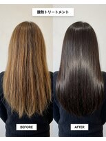 SENJYU 名古屋 名駅【髪質改善 縮毛矯正 白髪ぼかし特化サロン】【4/1OPEN(予定)】 酸熱トリートメントで髪質改善/ツヤ髪ロング