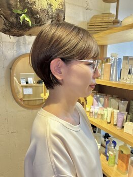 ロジエ(ROSIER)の写真/周りと差がつく、まとまりやすく再現性の高いショートヘア。　小顔ひし形シルエット前髪が人気☆