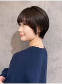 前髪ありハンサムショートコンパクトショート20代30代40代50代