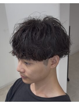 ベル 桑名(BHEL) 桑名メンズパーマシャドウパーマシースルーマッシュウルフゆるめ