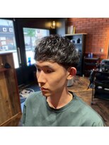 ハナテンベース(HANATEN BASE) ショートマッシュ メンズカット ナチュラル_メンズパーマ
