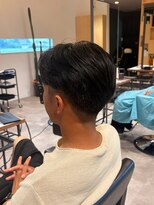 リズヘアーデザイン(RIZ hair design)&nbsp;メンズヘア/刈り上げ/フェザーショート/毛流れ