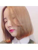 ジジデザイン(jiji DESIGN)&nbsp;オレンジラインカラーボブ jiji DESIGN  濱口勇太