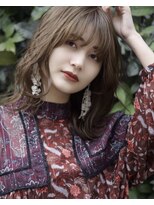 アトリエ フェム(atelier.fem)&nbsp;atelier 2020/S/S  透け感グレージュ×ニュアンスミディ