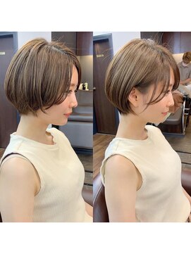 レイラバイアフロート 吉祥寺(Lila by afloat) 【アフロート 】フェミニンな耳掛けショート